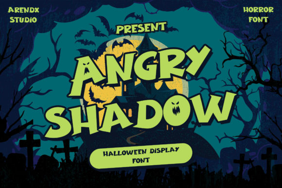 Angry Shadow Font for Bold Editorial Design
