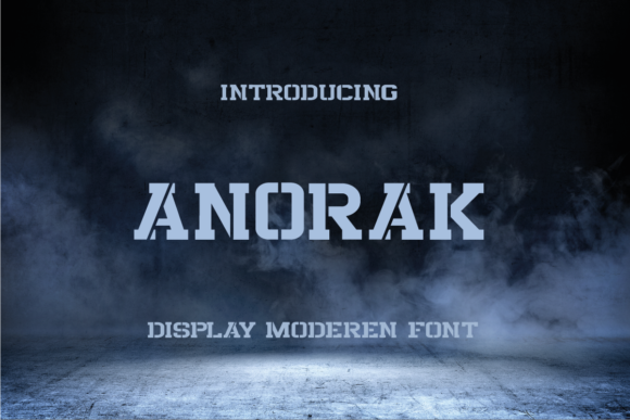 Anorak Font in Branding Projects