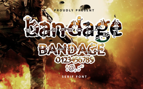 Bandage Font: A Display Typeface for Creative Makers