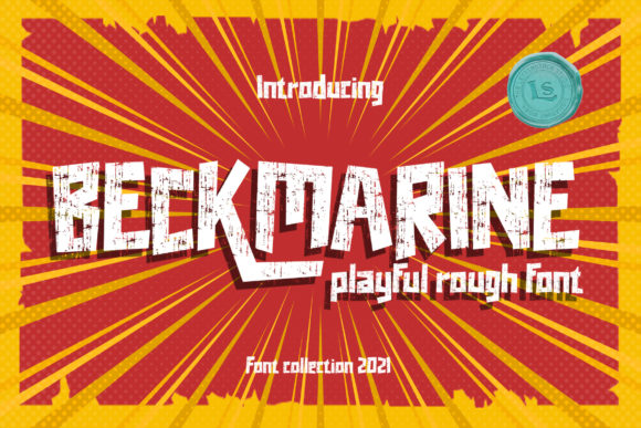 Beckmarine Font for Bold Web Design and Branding