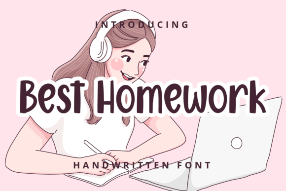 Best Homework Font for Creative Projects and Display Designs