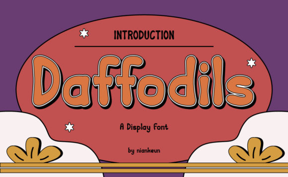 Daffodils Font: A Playful Typeface for Creative Branding Projects