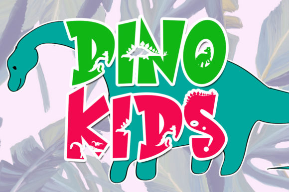 Dino Kids Font for Bold, Quirky Craft Designs