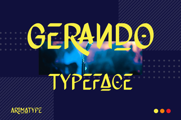 Gerando Display Font for Creative Product Makers