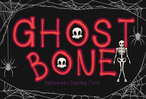 Ghost Bone: A Spooky Display Font for Halloween Web Design