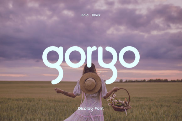 Goryo Display Font for Modern Branding and Web Design