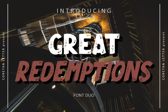 Great Redemptions Font for Bold Editorial Design