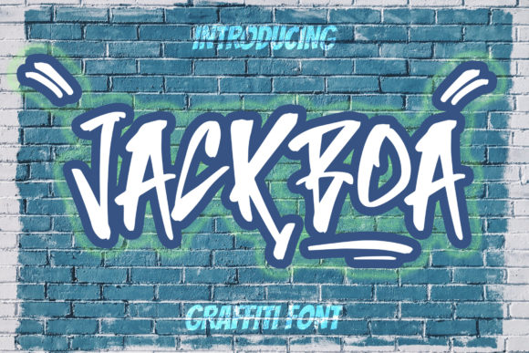 Jackboa Font: A Street Art-Styled Display Typeface for Web Design
