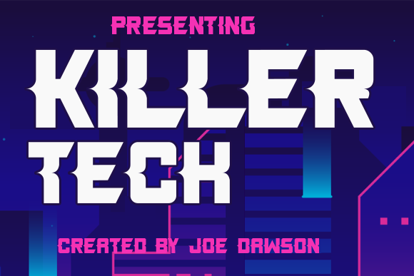 Killer Tech Font for Bold Web Typography