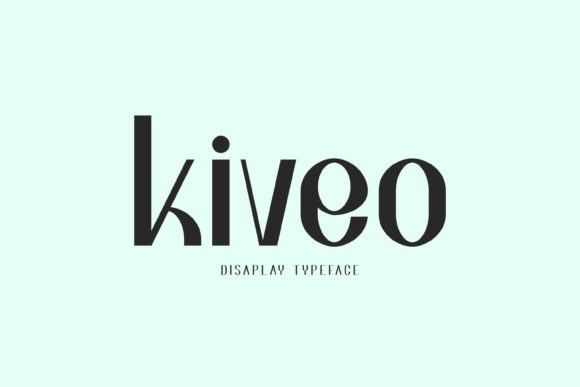 Kiveo Font: A Modern Display Typeface for Editorial Design