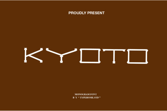 Kyoto Monogram Display Font for Web Design Projects