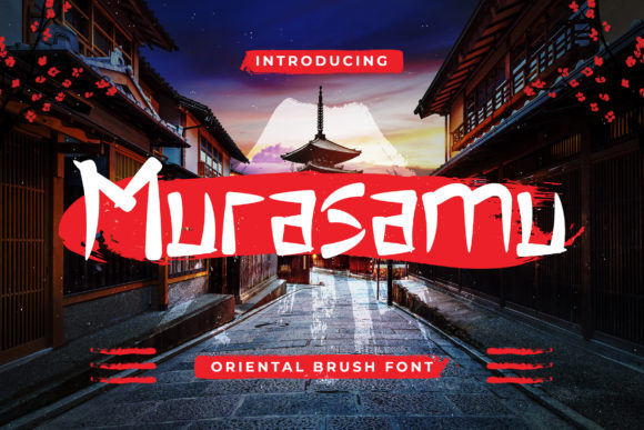 Murasamu: A Display Font with Japanese Elegance for Editorial Design