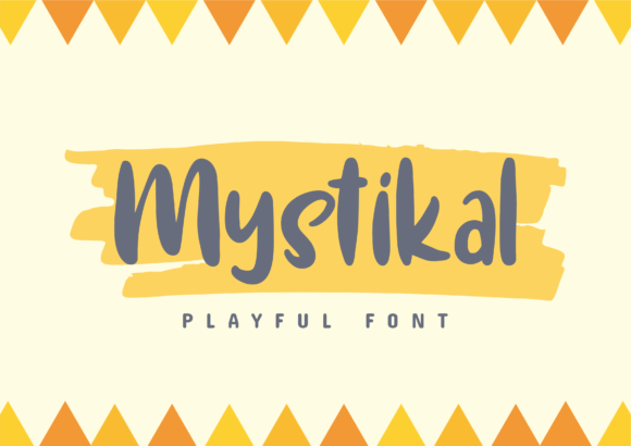 Mystikal Display Font Review: A Playful Typeface for Brand Identity
