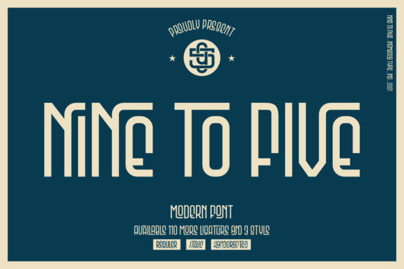 Nine to Five Typeface: Elevating Small Business Brand Identity