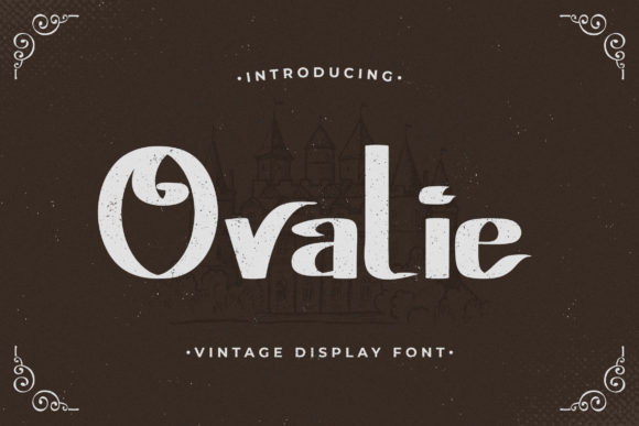 Ovalie Display Font for Creative Craft Projects