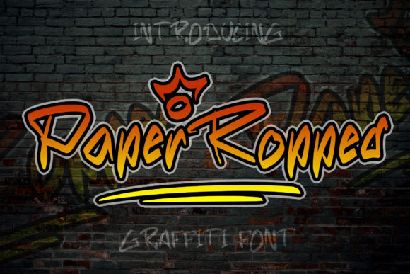 Paper Ropped Font for Bold Branding and Street-Style Designs