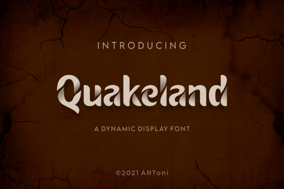 Quakeland Font for Stylish Handmade Creations