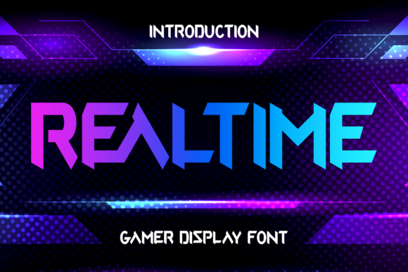 Realtime Font: A Bold Display Typeface for Stronger Campaigns