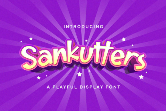 Sankutters: A Display Font for Creative Publishing