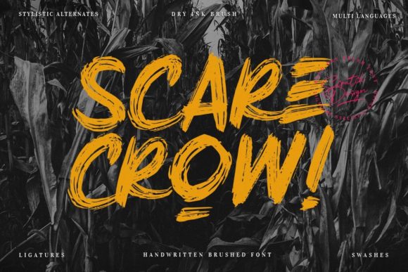 Scarecrow Font: A Display Typeface for Editorial Design