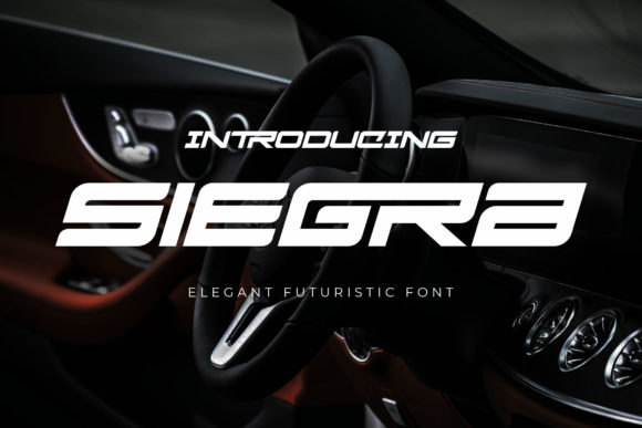 Siegra Display Font for Bold Creative Projects