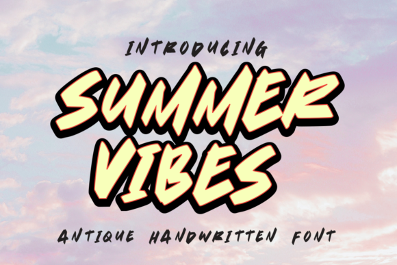 Summer Vibes Font: Bold Typography for Memorable Branding