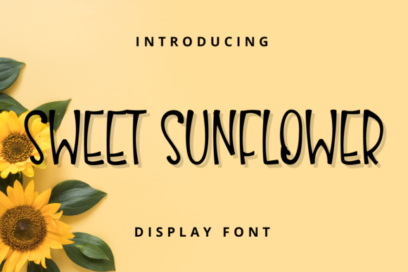 Sweet Sunflower: The Quirky Display Font for Distinctive Branding