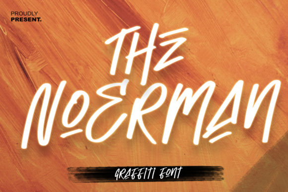 The Noerman Font: A Street Art Styled Display Typeface for Bold Branding
