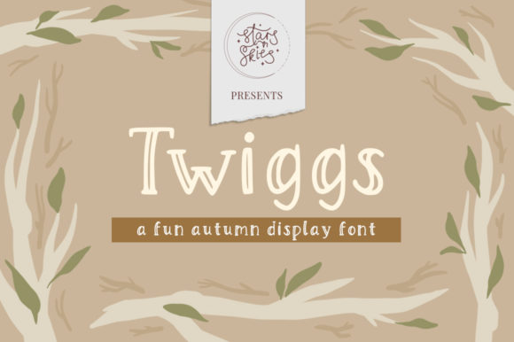 Twiggs: A Whimsical Display Font for Editorial Design