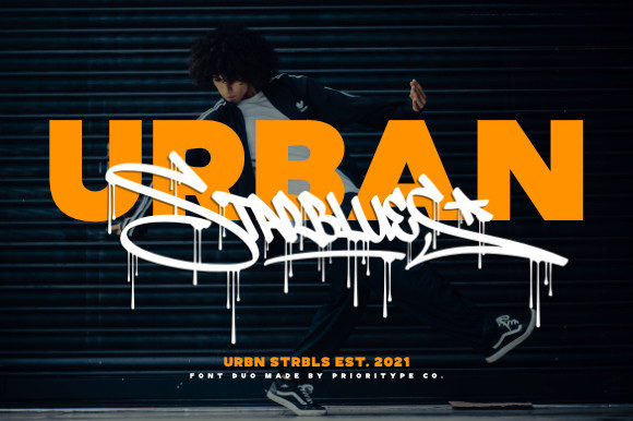 Urban Starblues Font: A Bold Typeface for Editorial Design