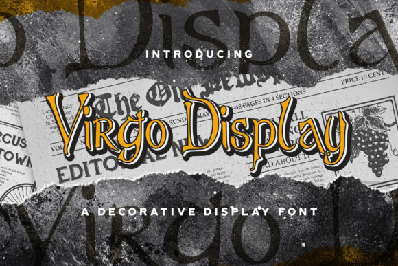Virgo Font: A Playful Display Type for Creative Projects