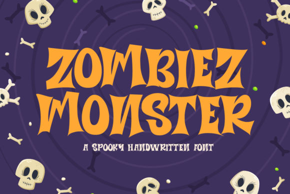 Zombiez Monster Font for Business Branding and Marketing